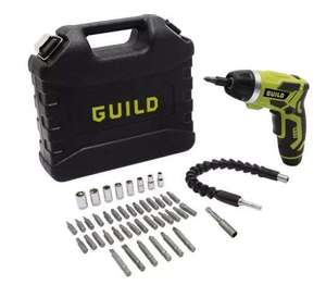 Guild Fast Charge Screwdriver & 45 Piece Accessories - 3.6V £17.60 Click & Collect @ Argos