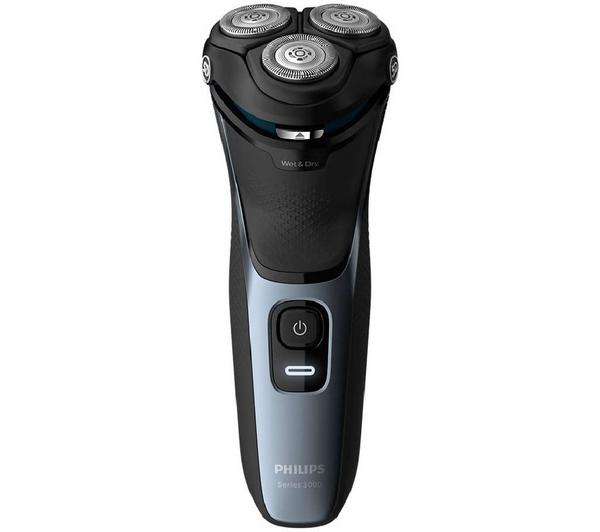 PHILIPS Series 3000 S3133/51 Wet & Dry Rotary Shaver - Black & Silver + up to 3 months of Apple TV/Apple Music
