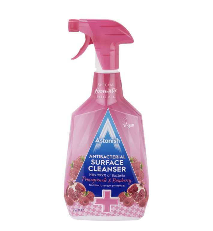 Astonish Antibacterial Surface Cleanser Pomegranate & Raspberry 750ml