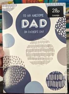 Various Father's day cards - 28p instore @ Asda (Aberdeen Beach)