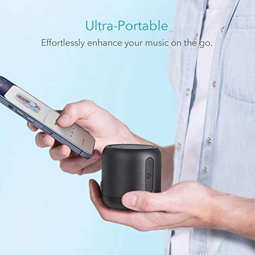 Anker Soundcore mini, Super-Portable Bluetooth Speaker - £19.00 @ Dispatches from Amazon Sold by AnkerDirect UK