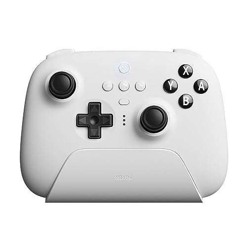 8BitDo Ultimate Bluetooth & 2.4g Controller with Charging Dock for Switch and Windows - White sold by Bayukta
