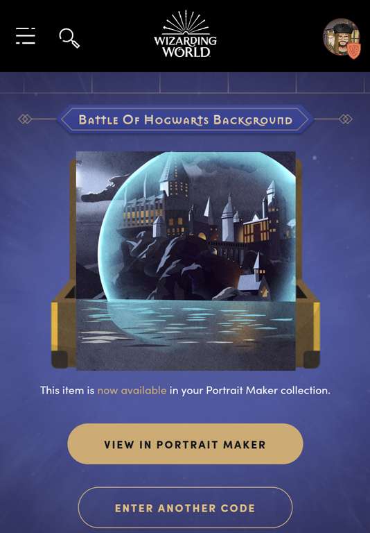 Exclusive Battle of Hogwarts background for your Wizarding Portrait (wizardingworld.com)