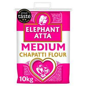 Elephant Atta Medium Chapatti Flour 10kg - £6.50 @ Sainsburys