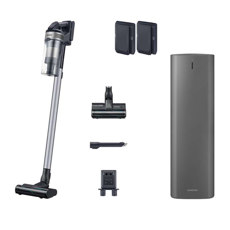 Samsung VS20B7551BF Black Jet 75 Cordless Vacuum With 2 Batteries + Clean Station & 5 Year Warranty - Use Code
