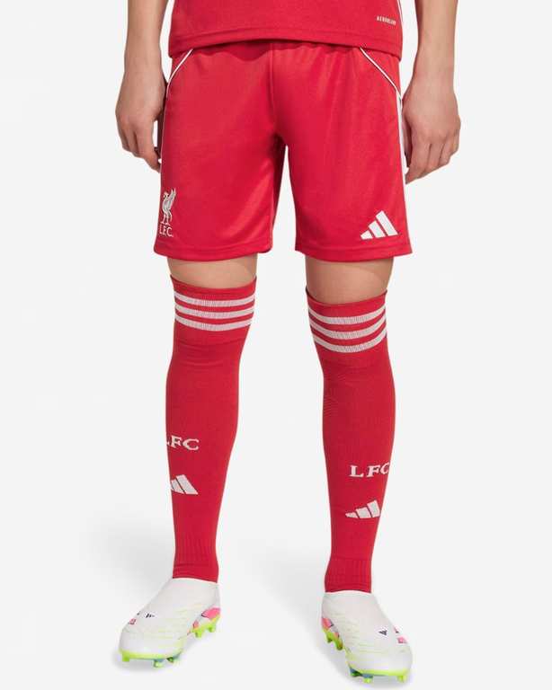 Sale - Items starting at £1 E.g. LFC Adidas Youth 25/26 Youth Shorts, Adult Home Socks