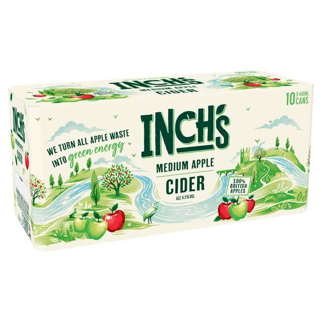 Inch's "Medium" Apple Cider - 10x440ml Cans for £7 with More Card @ Morrisons