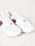 Tommy Hilfiger - Lightweight Leather Sneaker - 45% Polyurethane, 35% Leather, 20% Polyester - Ultra-Comfortable Men's Trainers