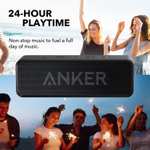 Anker Soundcore Upgraded Version Bluetooth Speaker, 24H PT, IPX5 Waterproof, 66ft Range, Built-In Mic, Black Sold by AnkerDirect UK / FBA