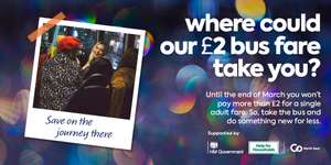 £2 single fare bus tickets for all Go North East bus routes @ Go North East