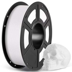 ANYCUBIC PLA Filament 1.75mm 1kg, White PLA Filament £12.14 or less with S&S
