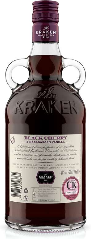 The Kraken Black Cherry & Madagascan Vanilla Rum 70cl - £20 (Clubcard Price) @ Tesco