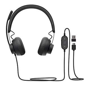 Logitech Zone 750 Wired Over-Ear Headset with advanced noise-cancelling microphone - £69.99 @ Amazon