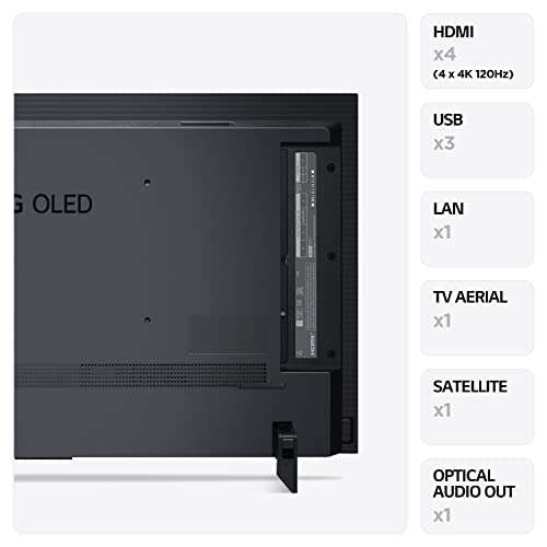 LG OLED42C34LA OLED evo C3 42" 4K Smart TV, 2023