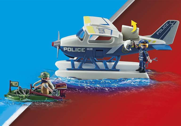 Playmobil City Action 70779 Police Seaplane: Smuggler Pursuit