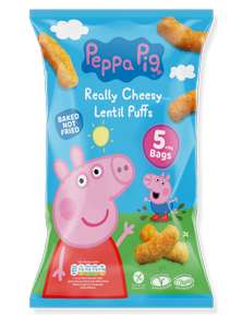 Seabrook Peppa Pig Cheesy Lentil Puffs x5 - 47p instore @ Sainsbury's, Cromwell Road (London)