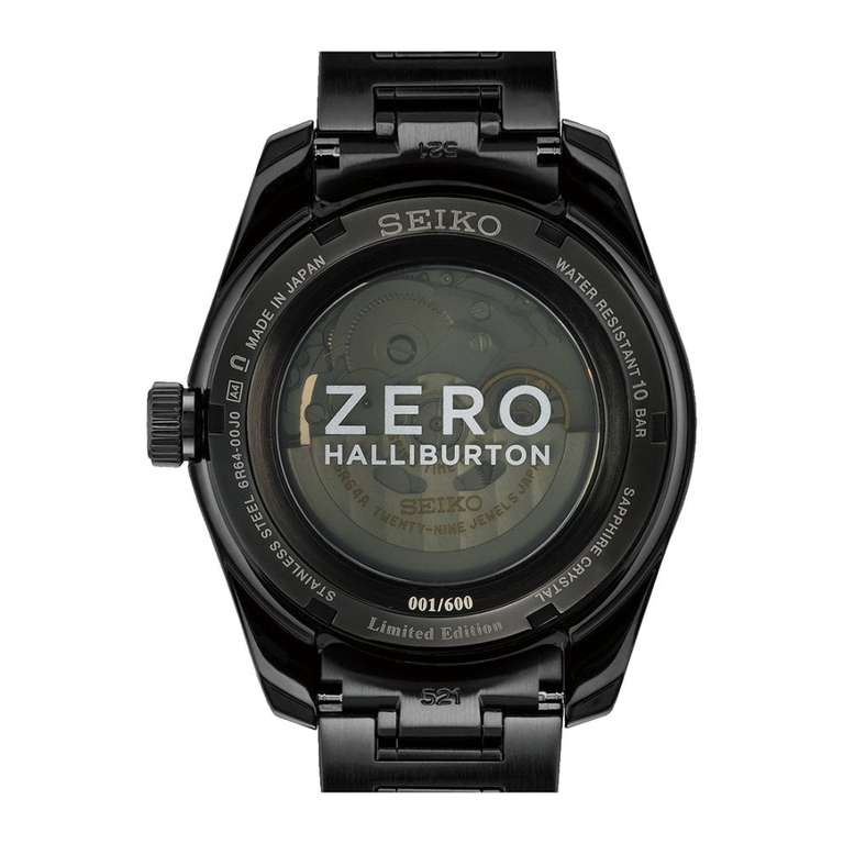 SEIKO PRESAGE Limited Edition Sharp Edged GMT Zero Halliburton Automatic Watch SPB271J1 - £690 with free shipping @ Hillier Jewellers