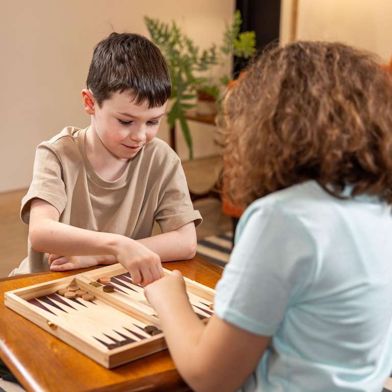 Toyrific 3 in 1 Folding Wooden Board Games Set, £8.96 at Amazon Chess ...