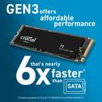 2TB Crucial P3 M.2 PCIe Gen3 NVMe Internal SSD (Acronis Edition) / 4TB £159.99