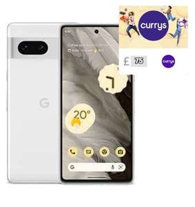 Google Pixel 7 128GB 5G Smartphone + 25GB iD Mobile Data, £21.99pm + £9 Upfront, + £75 Currys Gift Card