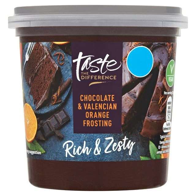 Sainsbury's Chocolate & Valencian Orange Frosting, Taste the Difference 400g - 10p instore @ Sainsbury's, Cromwell Road London