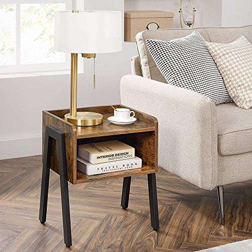 SONGMICS Nightstand, End, Stackable Side, Coffee Table