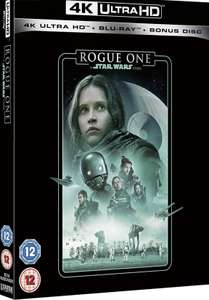 Rogue One: A Star Wars Story 4k Ultra-HD [Blu-ray] [2020] [Region Free] £12.99 @ Amazon