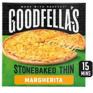 Goodfella's Stonebaked Thin Margherita 345g 8 for £10 @ Iceland