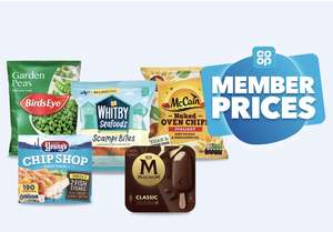 Coop Freezer Deal 5 for £5 (Members) Youngs Fish Steaks, WhitbyScampi, McCain Chips, Magnum Multipack & Garden Peas @ Coop