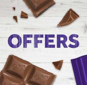 Various Cadbury chocolate starting from 30p + £3.99 delivery @ Cadbury's