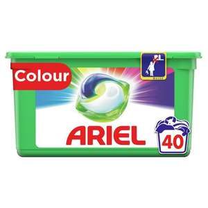 Ariel All-in-1 Pods Washing Liquid Capsules Colour 40 Washes for £5 Nectar Price @ Sainsbury's