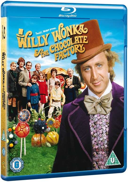 Willy Wonka & The Chocolate Factory Blu Ray (Free Click & Collect)