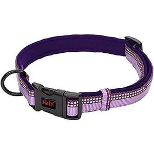 HALTI Collar, Size Small, Purple, Best Comfy Dog Collar, Premium Puppy Collar £4.49 @ Amazon