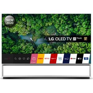 LG OLED88ZX9LA 88" Smart 8K HDR OLED TV with Google Assistant & Amazon Alexa 5 Year Guarantee Floorstanding Design