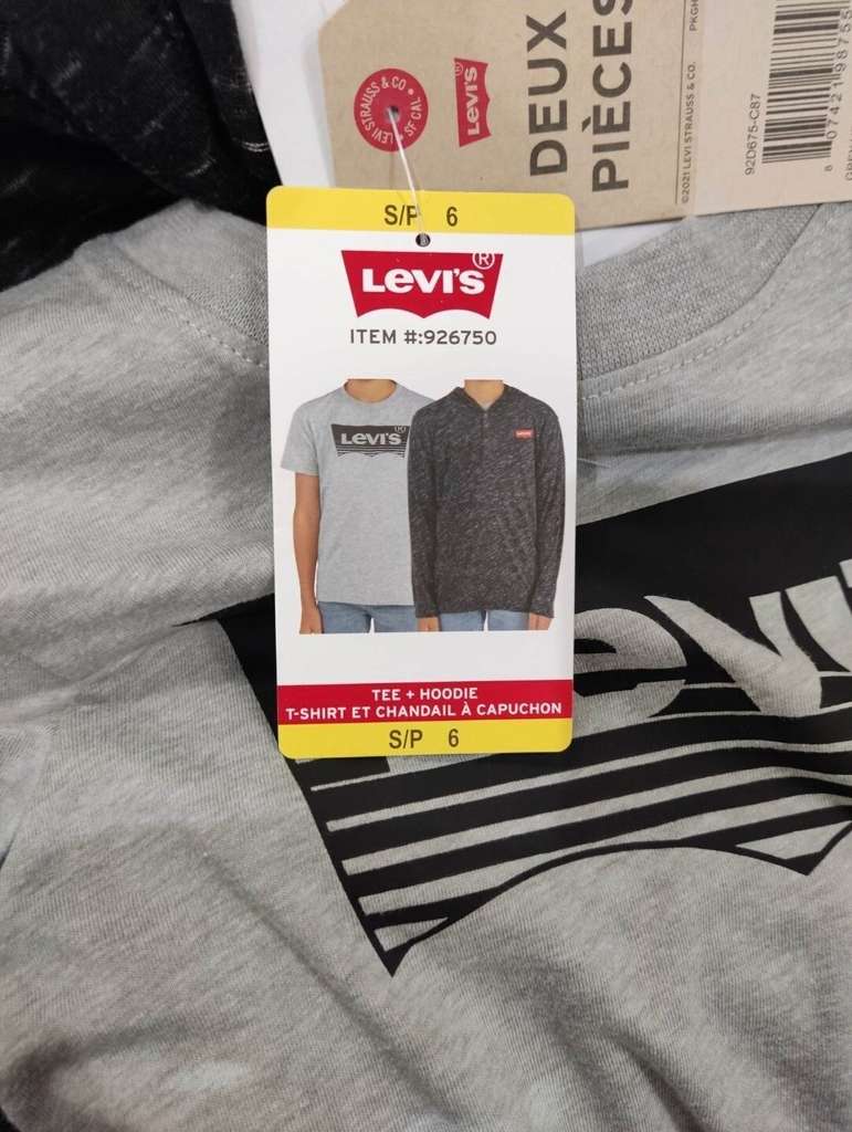 Levi's Youth Hoodie and Tee Set - Various Colours + Sizes | £ + NO VAT  @ Costco Warehouse Southampton | hotukdeals