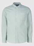 Pure Cotton Twill Regular Fit Denim Shirt (Green) - Free Click & Collect