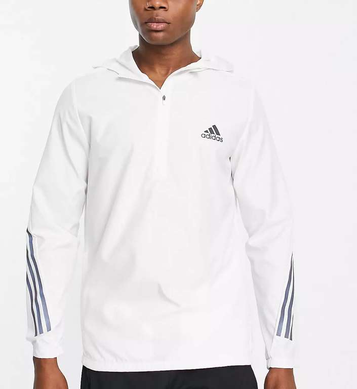 adidas Running Run Icons 1/4 zip jacket £18.30 with code delivery is £4.50 or free with £35 spend @ Asos