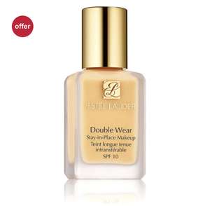 Estée Lauder Doublewear Foundation £23 with offer stack + free 30ml cleansing foam Free Click & Collect @ Boots