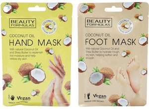 Beauty Formulas Foot Mask and Hand Mask Bundle - Sold by SANIT UK / FBA