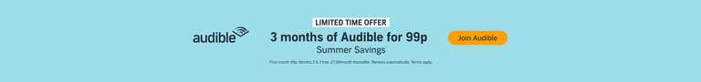 3 months of Audible for 99p (Selected accounts) @ Audible