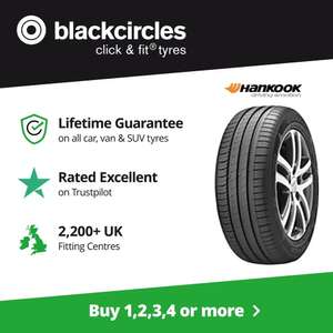 1 x Fitted 195 65 15 95H XL - Hankook Kinergy Eco tyre Rated A wet, A effciency, reinforced- w/ Code (fitting for £1) Sold by Blackcircle