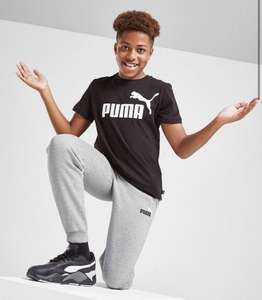 Puma Boy’s Core Logo Joggers in black, grey or Khaki £8 with code in app free click and collect @ JDSports