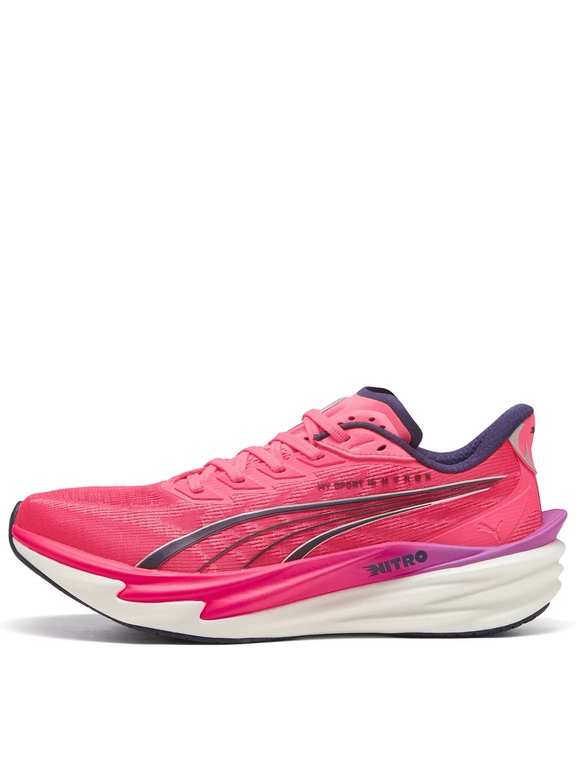 Puma Deviate Nitro 4 Mens Running Shoes in Hyrox Pink or Yellow (Free C&C / InPost)