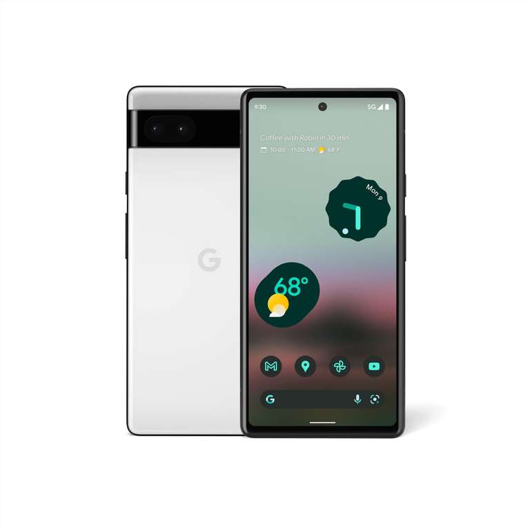 Google Pixel 6a 128GB 6GB 5G Mobile Phone (OLED, 12MP) - £249 + £10 Top-Up + More Below (Including Note 10 5G £109) @ Vodafone (PAYG)