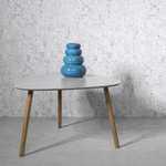 Malme Extra Large Side Table in Silk Grey and Natural Pine - w/Code