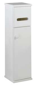 Argos Home Toilet Roll Holder and Storage Cupboard - White £13 Free Click & Collect @ Argos