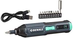 Amazon Brand Denali by SKIL Rechargeable 3.6 V (4 V Max) Cordless Stick Screwdriver with 10-Piece Bit Set and USB Cable - £15.85 @ Amazon