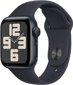 Apple Watch SE (2nd Gen, 2023) [GPS 40mm] Smartwatch with Starlight Aluminium Case with Starlight Sport Band S/M. Fitness & Sleep Tracker