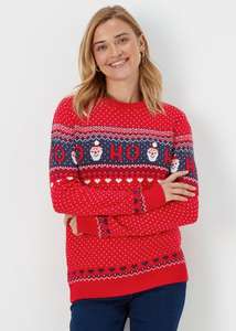 Red Christmas Santa Knitted Jumper extra small & small + 99p collection