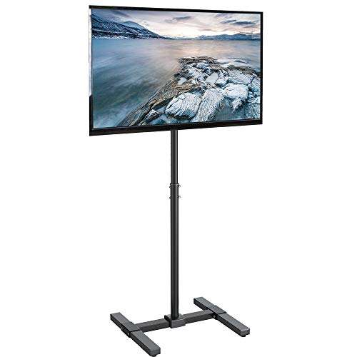VIVO TV Floor Stand for 13 to 50 inch Flat TVs, Portable Display Height Adjustable - £37.77 from Amazon